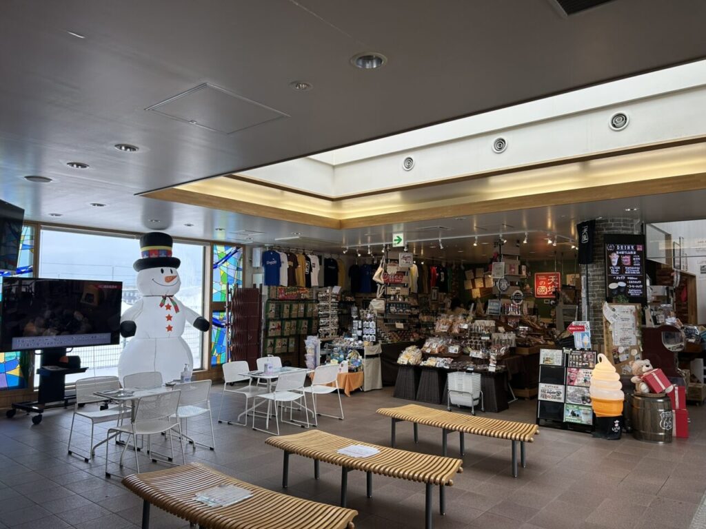 道の駅てしおの売店