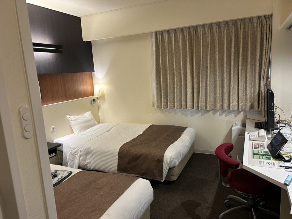 稚内グランドホテル本館ツイン洋室の客室