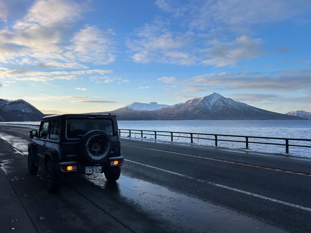 北海道のドライブ風景