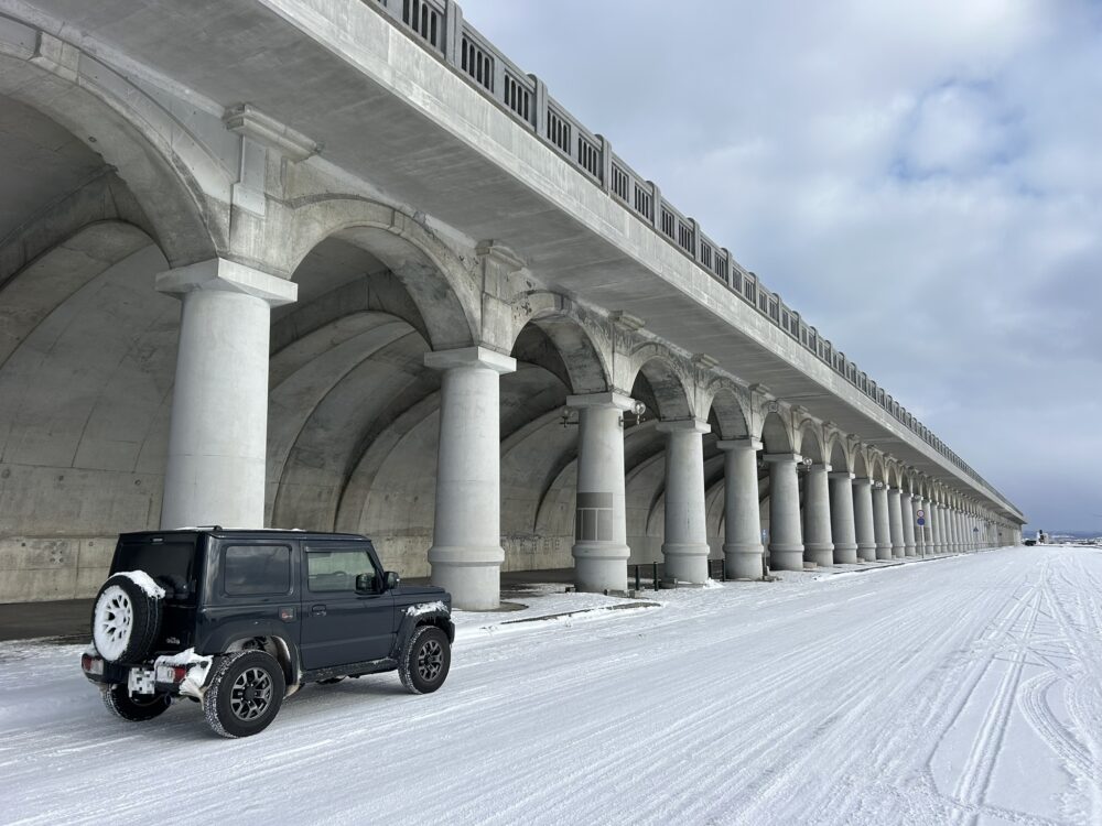 稚内北防波堤ドームの風景