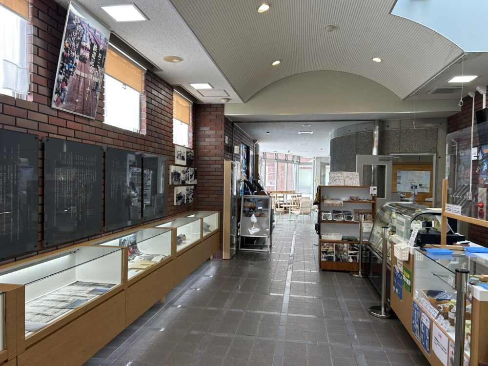 道の駅おこっぺの店内の様子