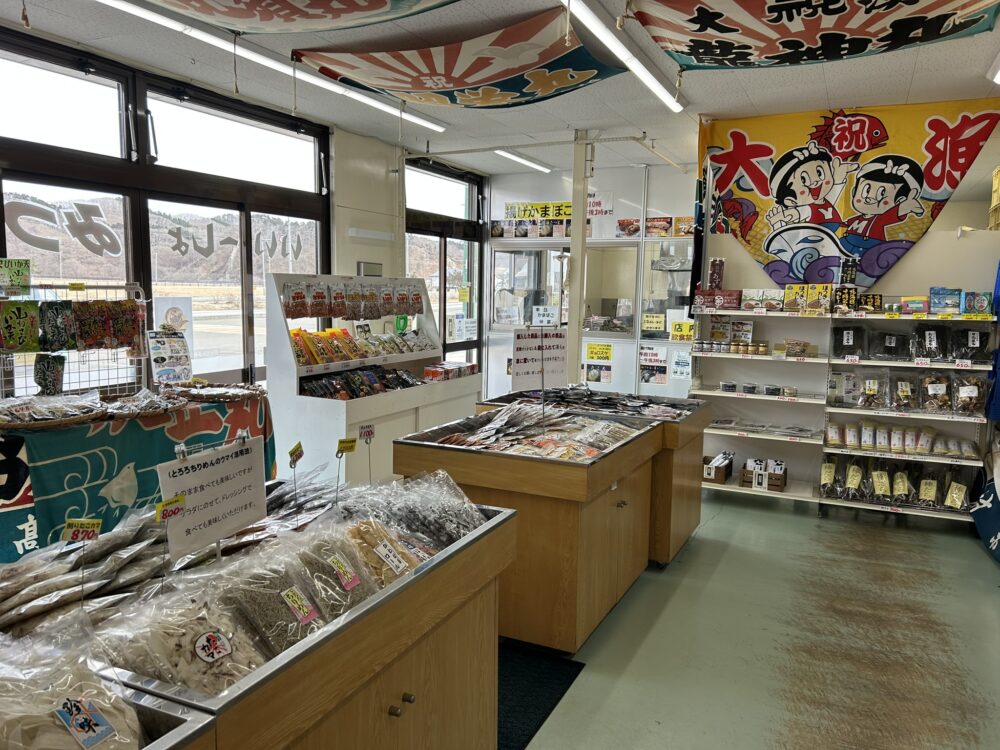 道の駅みついしの売店