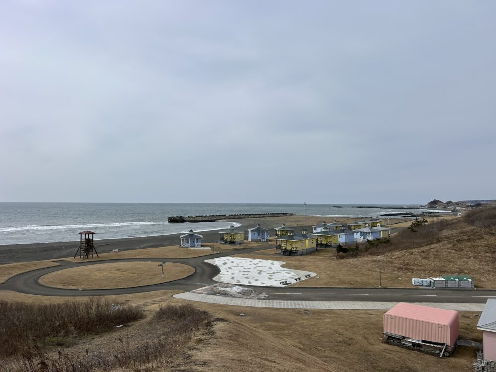 高台から見た太平洋