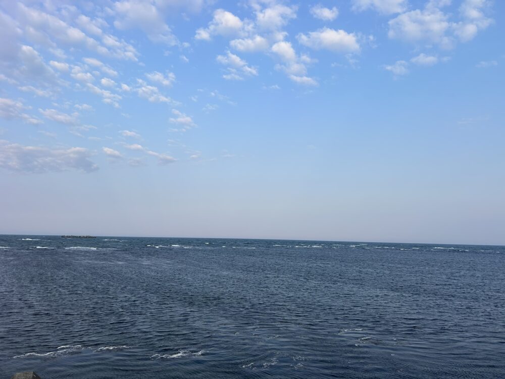 ノシャップ岬から見る海の全景