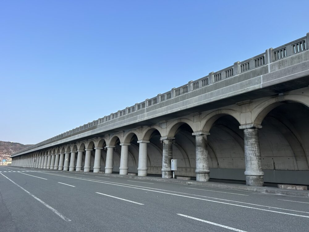 稚内北防波堤ドームの全景画像