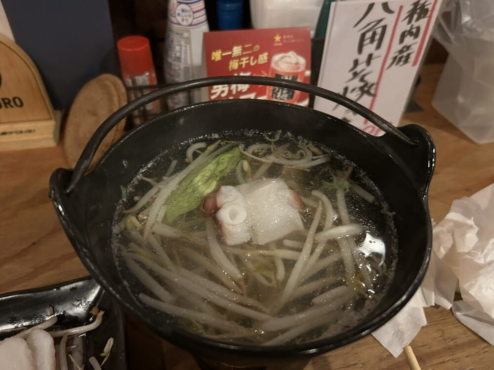 タコしゃぶの画像