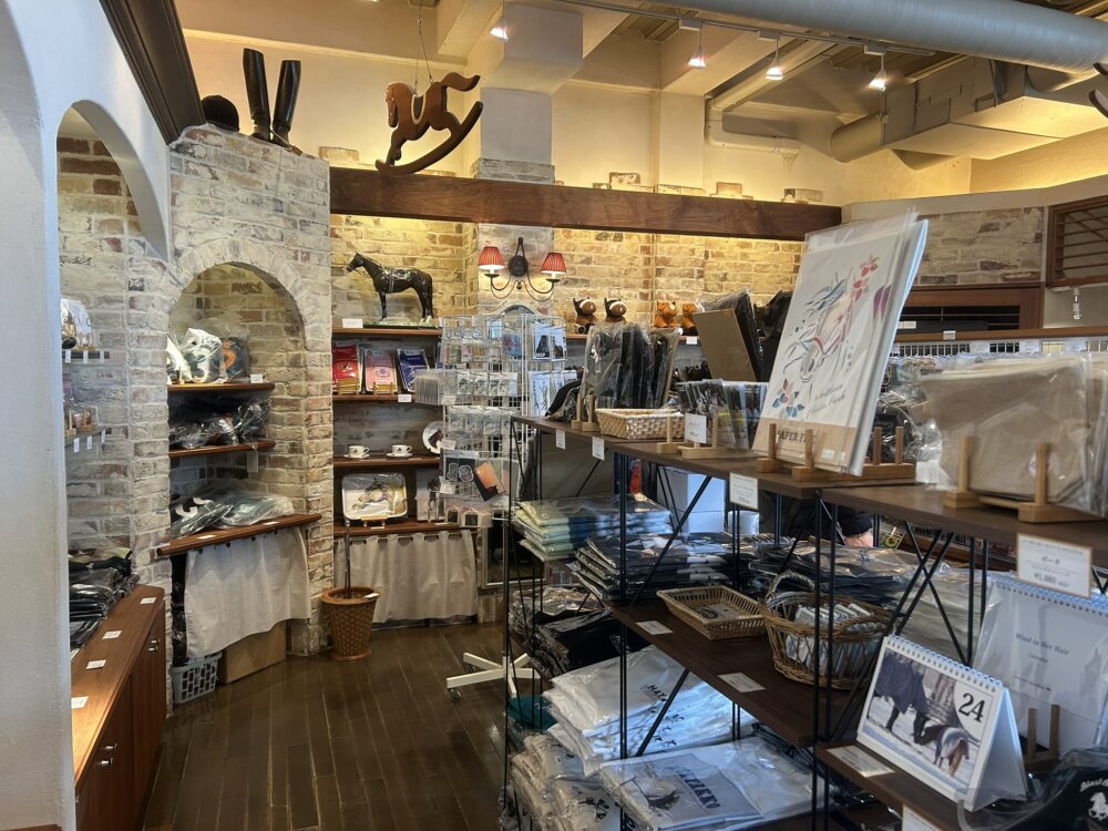 お土産屋の店内の様子