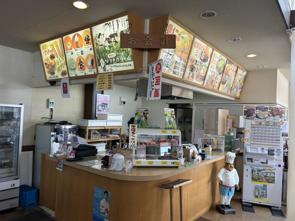 軽食コーナーの風景